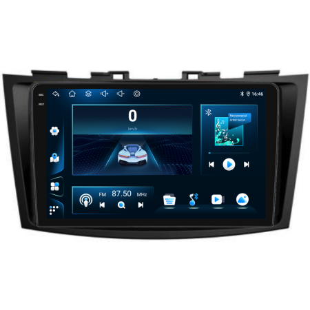 Navigatie Dedicata Suzuki Swift (2010-2017), 9Inch, 6Gb Ram, 128Gb Stocare, Carplay [6]