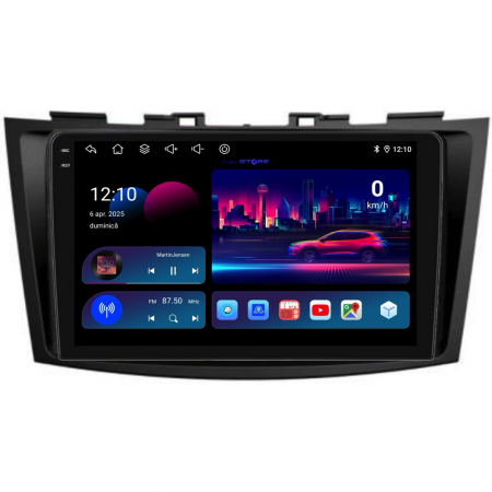 Navigatie Dedicata Suzuki Swift (2010-2017), 9Inch, 8Gb Ram, 256Gb Stocare, Carplay [3]