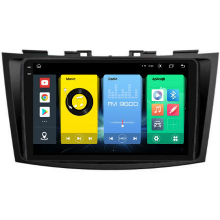 Navigatie Dedicata Suzuki Swift (2010-2017), 9Inch, 8Gb Ram, 256Gb Stocare, Carplay [6]