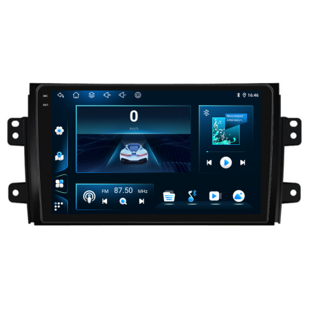 Navigatie Dedicata Suzuki SX4 (2006-2012), 9Inch 4Gb Ram, 64Gb Stocare, Carplay [6]