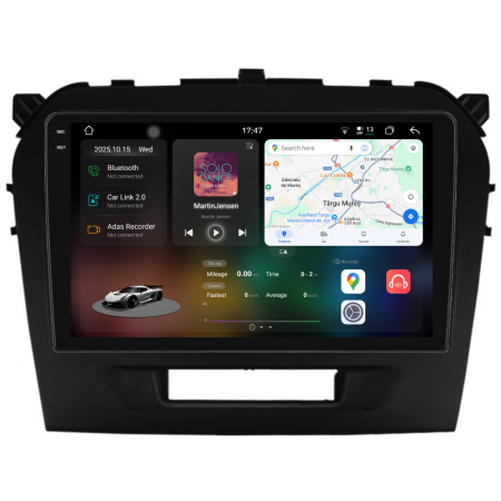 Vitara (2014-2019) - Navigatie Dedicata Suzuki Vitara (2014-2019), 2K, 12Gb Ram, 256Gb Stocare, Carplay
