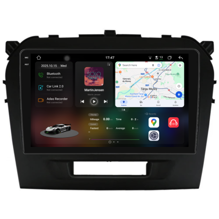 Vitara (2014-2019) - Navigatie Dedicata Suzuki Vitara (2014-2019), 2K, 12Gb Ram, 256Gb Stocare, Carplay
