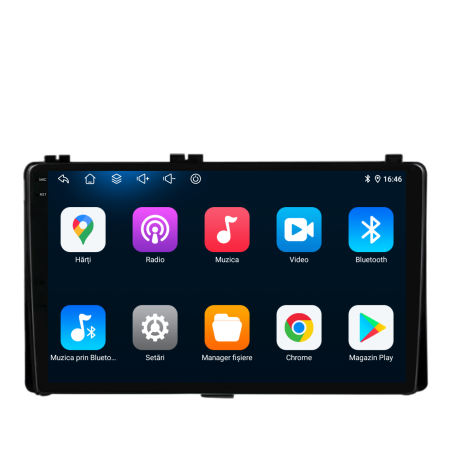 Navigatie Dedicata Toyota Auris, Corolla (2015-2019),QuadCore, 9 Inch, 4Gb Ram, 64Gb stocare, Carplay [4]