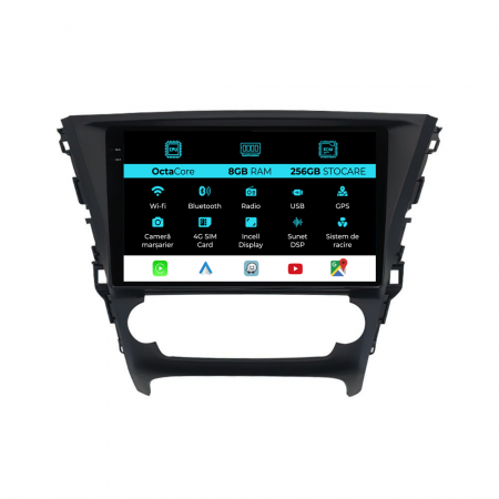 Avensis (2015-2018) - Navigatie Dedicata Toyota Avensis (2015-2018), 9 Inch, 8Gb Ram, 256Gb stocare, Carplay