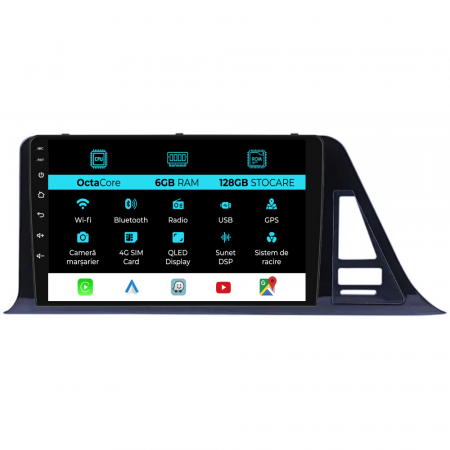 CHR (2016 - 2020) - Navigatie Dedicata Toyota CHR (2016 - 2020), 9Inch, 6Gb Ram, 128Gb Stocare, Carplay