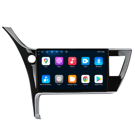 Navigatie Dedicata Toyota Corolla, Auris (2017-2020), 10Inch, 6Gb Ram, 128Gb Stocare, Carplay [4]