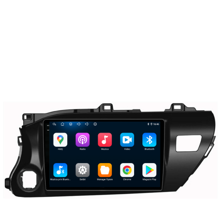 Navigatie Dedicata Toyota Hilux 2015+, 10Inch, 4Gb Ram, 64Gb Stocare, Carplay [4]