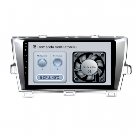 Navigatie Dedicata Toyota Prius W3 (2009 - 2015), 9Inch, 4Gb Ram, 64Gb Stocare, Carplay [5]