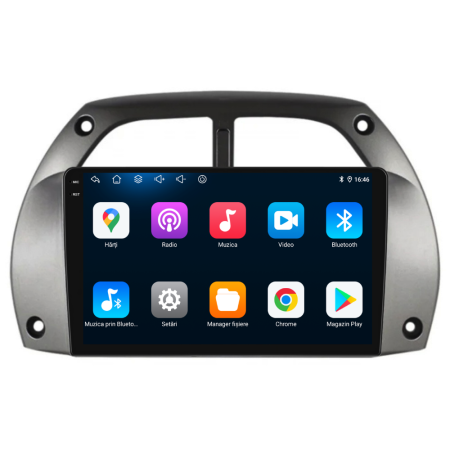 Navigatie Dedicata Toyota Rav 4 (2000-2005), 9Inch, 4Gb Ram, 64Gb Stocare, Carplay [4]