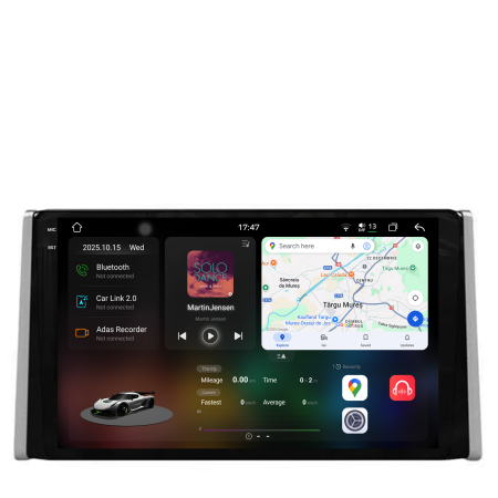 Rav 4 (2018-2025) - Navigatie Dedicata Toyota Rav4 (2018-2024), 2K, 12Gb Ram, 256Gb Stocare, Carplay
