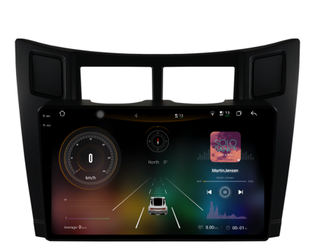 Navigatie Dedicata Toyota Yaris (2005-2011), 2K, 12Gb Ram, 256Gb Stocare, Carplay [1]
