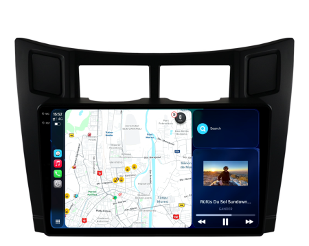 Navigatie Dedicata Toyota Yaris (2005-2011), 2K, 8Gb Ram, 256Gb Stocare, Carplay [1]