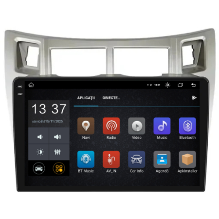 Navigatie Dedicata Toyota Yaris (2005-2011), 2K, 8Gb Ram, 256Gb Stocare, Carplay [4]