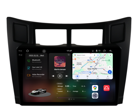 Yaris P9 (2005 - 2011) - Navigatie Dedicata Toyota Yaris (2005-2011), 2K, 12Gb Ram, 256Gb Stocare, Carplay