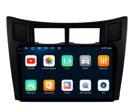 Navigatie Dedicata Toyota Yaris (2005-2011), 9Inch, 4Gb Ram, 64Gb Stocare, Carplay [5]