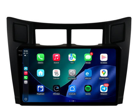 Navigatie Dedicata Toyota Yaris (2005-2011), 9Inch, 4Gb Ram, 64Gb Stocare, Carplay [2]
