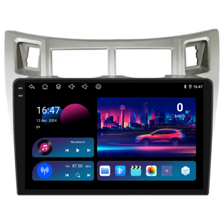 Navigatie Dedicata Toyota Yaris (2005-2011), 9Inch, 4Gb Ram, 64Gb Stocare, Carplay [3]