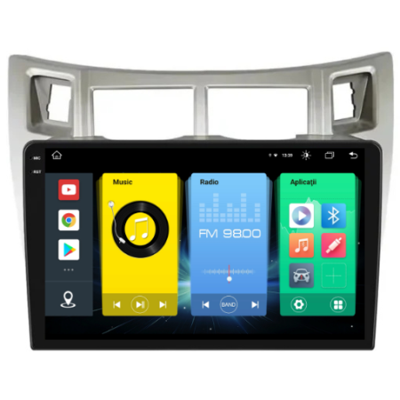 Navigatie Dedicata Toyota Yaris (2005-2011), 9Inch, 8Gb Ram, 256Gb Stocare, Carplay [6]