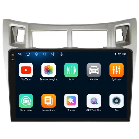 Navigatie Dedicata Toyota Yaris (2005-2011),QuadCore, 9Inch, 4Gb Ram, 64Gb Stocare, Carplay [5]