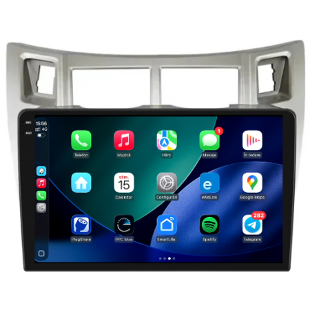 Navigatie Dedicata Toyota Yaris (2005-2011),QuadCore, 9Inch, 4Gb Ram, 64Gb Stocare, Carplay [2]