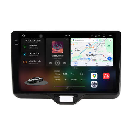 Yaris P21 (2020 - 2025) - Navigatie Dedicata Toyota Yaris P21 (2020-2025), 2K, 12Gb Ram, 256Gb Stocare, Carplay
