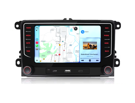 Navigatie Dedicata Volkswagen, 7Inch, 6Gb Ram, 128Gb stocare, Apple Carplay/Android Auto [2]