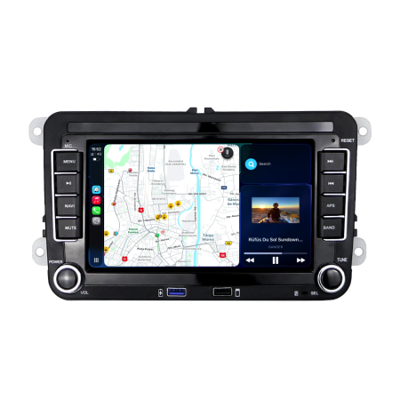 Passat B6 (2006 - 2011) - Navigatie Dedicata Volkswagen, 7Inch, 8Gb Ram, 128Gb stocare, Apple Carplay/Android Auto