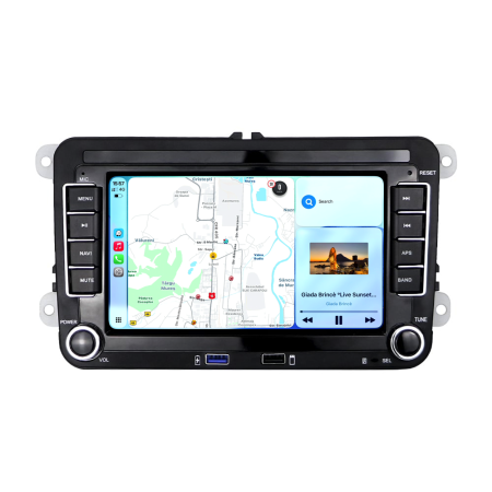 Navigatie Dedicata Volkswagen, 7Inch, 8Gb Ram, 128Gb stocare, Apple Carplay/Android Auto [2]