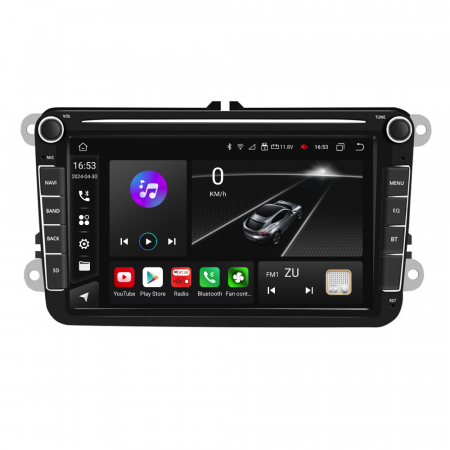 Golf 6 (2009 - 2013) - Navigatie Dedicata Volkswagen, 8Inch, 4Gb Ram, 64Gb stocare, Apple Carplay/Android Auto