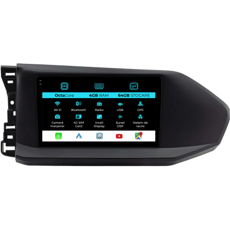 Caddy (2020-2025) - Navigatie Dedicata Volkswagen Caddy (2020-2025), 9Inch, 4Gb Ram, 64Gb Stocare, Carplay