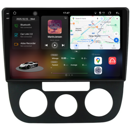 Navigatii Dedicate - Navigatie Dedicata Volkswagen Golf 5 (2004 - 2009), 2K, 12Gb Ram, 256Gb Stocare, Android Auto, Carplay