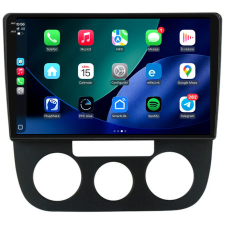 Navigatie Dedicata Volkswagen Golf5/Jetta (2004-2009), 2K, 4Gb Ram, 64Gb Stocare, Carplay - Clima Manuala [2]