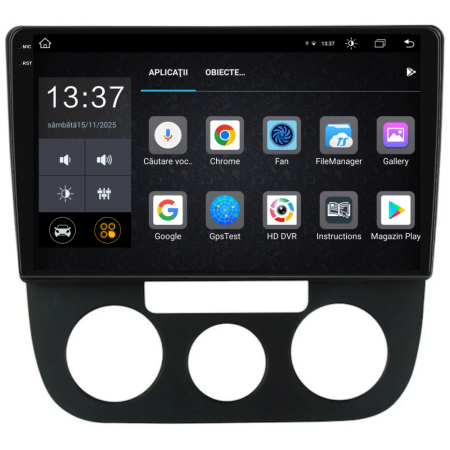 Navigatie Dedicata Volkswagen Golf5/Jetta (2004-2009), 2K, 4Gb Ram, 64Gb Stocare, Carplay - Clima Manuala [5]