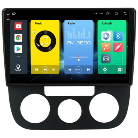 Navigatie Dedicata Volkswagen Golf5/Jetta (2004-2009), 2K, 8Gb Ram, 256Gb Stocare, Carplay - Clima Manuala [6]