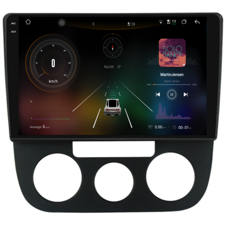 Navigatie Dedicata Volkswagen Golf5/Jetta (2004-2009), 2K, 12Gb Ram, 256Gb Stocare, Carplay - Clima Manuala [1]