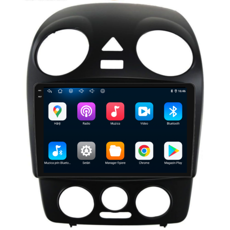 Navigatie Dedicata Volkswagen New Beetle (2004-2011), 9Inch, 6Gb Ram, 128Gb Stocare, Carplay [4]