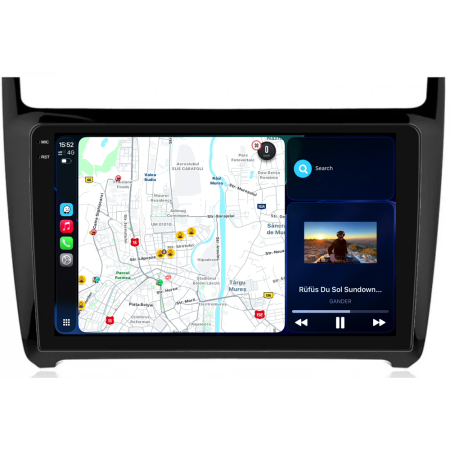 Navigatie Dedicata Volkswagen Polo (2009-2018), 2K, 4Gb Ram, 64Gb Stocare, Carplay [1]