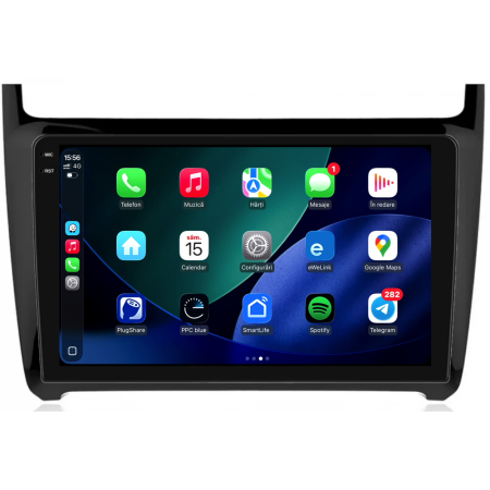 Navigatie Dedicata Volkswagen Polo (2009-2018), 9Inch, 6Gb Ram, 128Gb Stocare, Carplay [2]