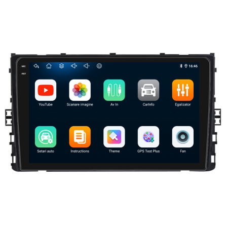 Navigatie Dedicata Volkswagen T-Cross 2018+, 9Inch, 4Gb Ram, 64Gb Stocare, Carplay [4]