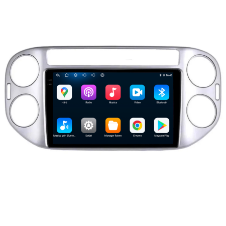 Navigatie Dedicata Volkswagen Tiguan (2006-2016), 9Inch, 6Gb Ram, 128Gb Stocare, Carplay [4]