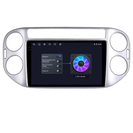 Navigatie Dedicata Volkswagen Tiguan (2006-2016), 9Inch, 8Gb Ram, 256Gb Stocare, Carplay [6]