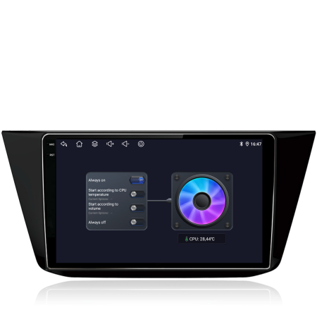 Navigatie Dedicata Volkswagen Tiguan (2016-2023), 2K, 12Gb Ram, 256Gb Stocare, Carplay [5]