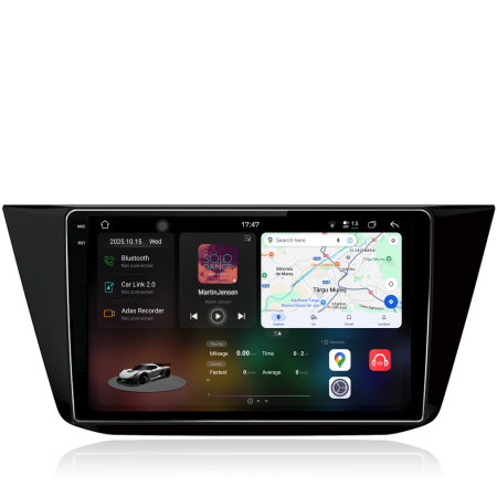 Tiguan (2016 - 2023) - Navigatie Dedicata Volkswagen Tiguan (2016-2023), 2K, 12Gb Ram, 256Gb Stocare, Carplay
