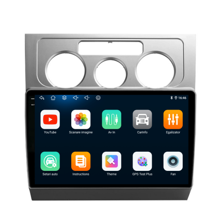 Navigatie Dedicata Volkswagen Touran (2003-2010), 10Inch, 4Gb Ram, 64Gb Stocare, Carplay [5]