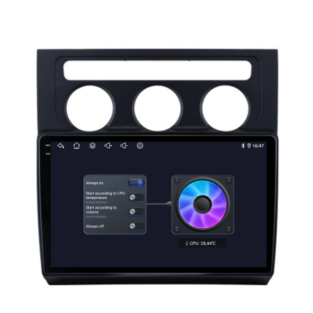 Navigatie Dedicata Volkswagen Touran (2003-2010), 10Inch, 6Gb Ram, 128Gb Stocare, Carplay [7]