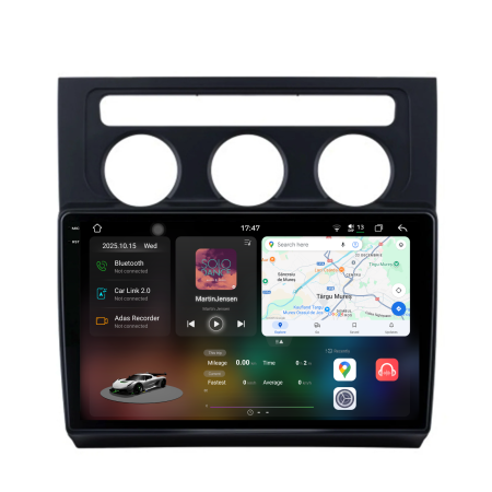 Touran (2003 - 2014) - Navigatie Dedicata Volkswagen Touran (2003-2010), 2K, 12Gb Ram, 256Gb Stocare, Carplay