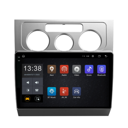 Navigatie Dedicata Volkswagen Touran (2003-2010), 2K, 8Gb Ram, 256Gb Stocare, Carplay [3]