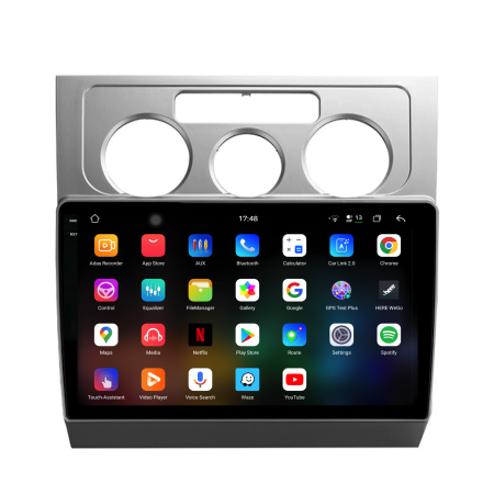 Navigatie Dedicata Volkswagen Touran (2003-2010), 2K, 12Gb Ram, 256Gb Stocare, Carplay [2]