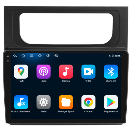 Navigatie Dedicata Volkswagen Touran (2010-2015), 10Inch, 2Gb Ram, 32Gb Stocare, Carplay [4]
