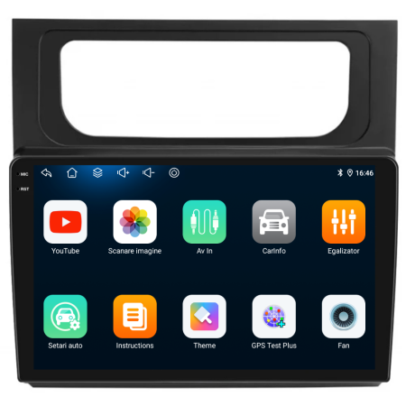 Navigatie Dedicata Volkswagen Touran (2010-2015), 10Inch, 6Gb Ram, 128Gb Stocare, Carplay [5]